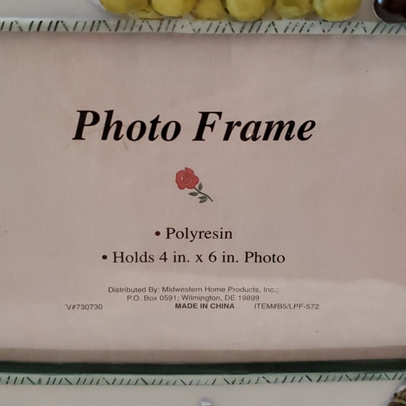 NOVEMBER Month Picture frame 4x6 raised graphics  Birthday NIP - Picture 3 of 8